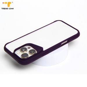 Trend Comm Custom Logo Empty Street Fashion Funda de teléfono a prueba de golpes para <span class=keywords><strong>11</strong></span>/12/13 Plus/15 Pro Max Plus Black Camera - Product Image 3