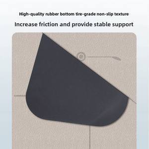 Colchoneta <span class=keywords><strong>de</strong></span> <span class=keywords><strong>yoga</strong></span> y pilates <span class=keywords><strong>de</strong></span> tela <span class=keywords><strong>de</strong></span> gamuza estampada transfronteriza, con base <span class=keywords><strong>de</strong></span> goma, protectora y para posicionamiento, color sólido, 99.6cm - Product Image 6