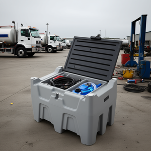 Réservoir de stockage de carburant diesel portable de 8 gallons, tuyau de pompe de 106 gallons, capacité de 10 GPM, modèle D0100XUY62W - Product Image 2