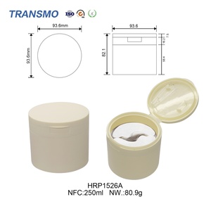 Wholesale Empty Cosmetic Container Manufacturer Bottles Customized logo White Skin Care Jars Lotion Bottles Toner 250ml - Product Image 2