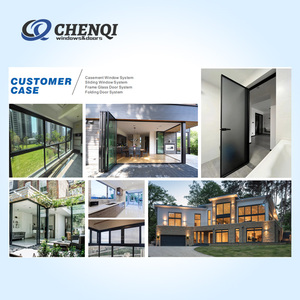 <span class=keywords><strong>Puertas</strong></span> y <span class=keywords><strong>Ventanas</strong></span> de Aluminio de Diseño Moderno con Certificación CE, Pantalla de Acero Inoxidable, Características Impermeables e Insonorizadas, Listas para Instalar - Product Image 4