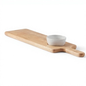 Plat chauffant élégant en bois avec finition lisse, idéal pour les mariages et la vaisselle de restaurant - Product Image 1