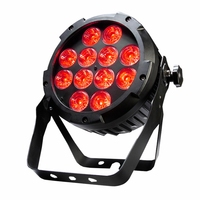 Nouvelles lumières dj scène événement lumière 12x18W RGBWAUV 6 en 1 slim led par plat