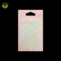 Échantillons de sachets à trois soudures latérales, pochettes en plastique pour bijoux, clés de voiture, pièces de vis, sacs OPP avec carte de tête, mini-sachets refermables personnalisés