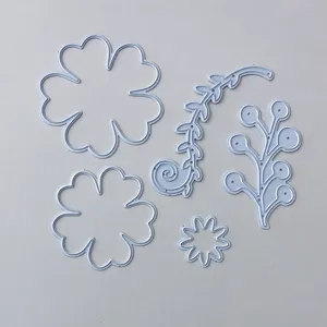 Molde de flor em forma de flor para fazer cartões, artesanato e artesanato