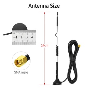5G Alta ganancia Nuevos artículos 600-6000Mhz Antena Banda completa 5G Resorte + Oscilador Antena magnética Omni Antena magnética - Product Image 3