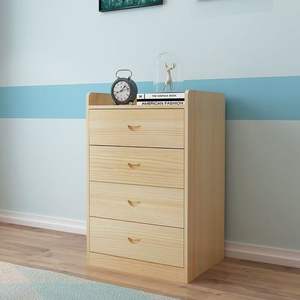 Cómoda de Madera Maciza para Dormitorio y Sala de Estar, Mueble de Almacenamiento de Madera con Cuatro, Cinco o Seis Cajones, Zapatero - Product Image 6