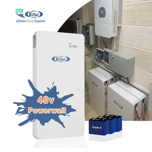 Eitai Ess Lv 48V 9.6Kwh Inverter Panel Batteries 6000+ Cysles Power Wall Mounted Floor Install Phosphate Lifepo4 Lithium Battery