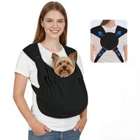 Sac de transport de luxe pliable pour chien et chat, réglable, mains libres, pochette frontale, sac à bandoulière de voyage pour petits animaux