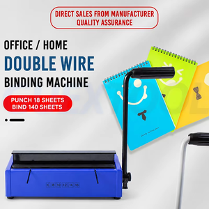 Double <b>Wire</b> <b>Binding</b> <b>Machine</b> A4 Manual Punch Binder 34-Hole Adjustable Paper <b>Binding</b> <b>Machine</b> for Office School Home - Product Image 6