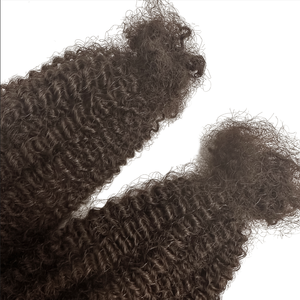 HOHO dread capelli morbidi intrecciati Afro crespo alla rinfusa capelli umani per torcere e intrecciare - Product Image 4
