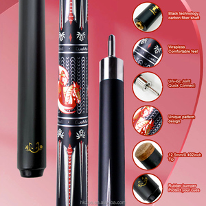Queue de billard CueMall en fibre de carbone de 19 oz, pointe de 12,5 mm, conception à faible déviation, frappe précise, sensation excellente - Product Image 4
