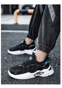 Baskets décontractées d'été pour hommes à semelle souple, tendance mode, en maille respirante, pour la marche, la course et le basketball, à semelle épaisse - Product Image 4