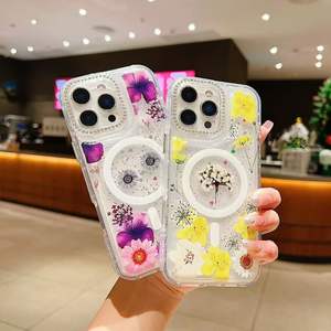 Accessori per Cellulari da Ragazza con Stampa Floreale per Cover iPhone 17 Pro Max e Custodia per iPhone 15 Pro Max - Product Image 4