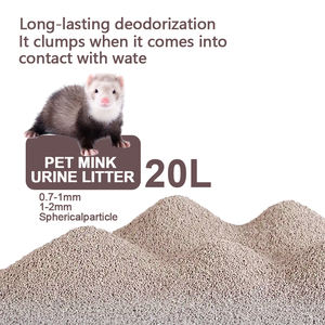 20L Biologisch afbreekbare, milieuvriendelijke urine- en kattenbakvulling, kleine huisdierenvulling, gierstvulling, zeer absorberend, weinig stof, eenvoudig te onderhouden - Product Image 1