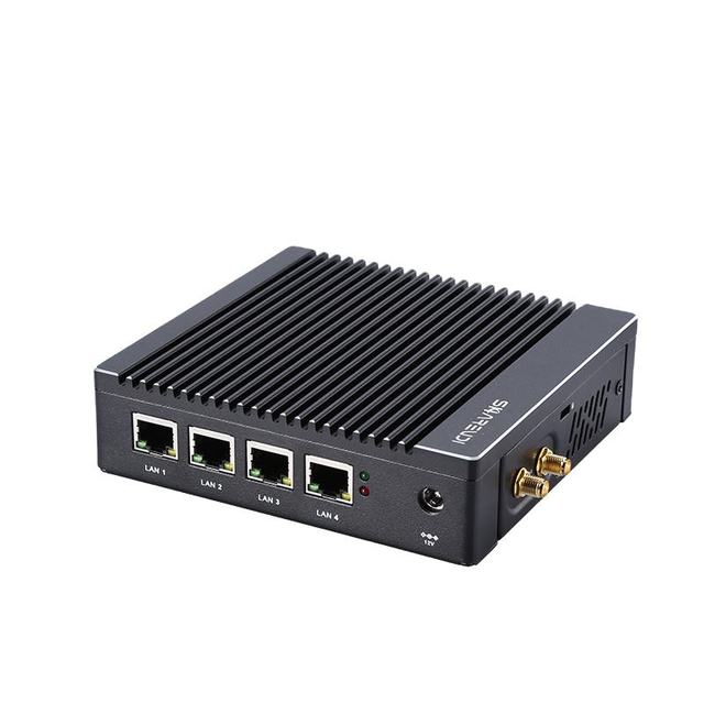 Pfsense Firewall PC with Intel Pentium N3700/N3710 Quad-Core 4*Ethernet Ports OPNsense Ubuntu Windows for Network Security Stock