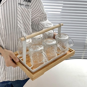 Thủy tinh hướng dương trà cup <span class=keywords><strong>Glass</strong></span> <span class=keywords><strong>Set</strong></span> 6 cái uống cup nước bình Bộ - Product Image 4