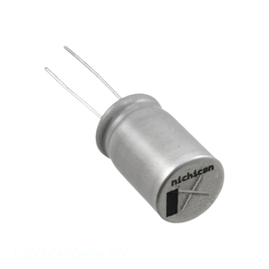 Condensador Original UBX2C470MHL1TO de Aluminio con Orificio Pasante, 47uF, 20%, 160V, Radial TH, 47 uF - Product Image 1