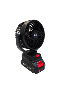 Ventilador inalámbrico mini de 5 pulgadas con motor sin escobillas de 21V, alimentado por batería de litio, adecuado para interiores y exteriores, en stock. - Product Image 2