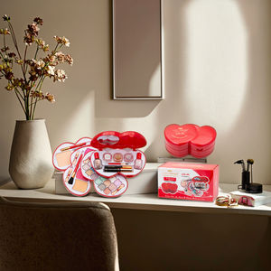 C-921 Trousse de maquillage double cœur - Ensemble de cosmétiques tout-en-un (Cadeau) - Product Image 2