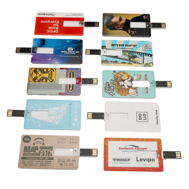 Business Card Pendrive Usb 2.0 Flash Drive Promotion 2Gb 4Gb Card Usb Drive Memory Stick
