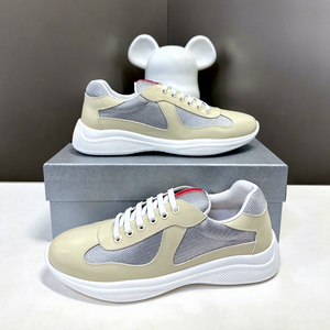 2026 New Men's PU Sneakers Designer American Cup <strong>Shoes</strong> Casual Sporty for Summer EVA for Outdoor Walking - Product Image 2