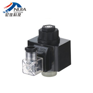 Bobine d'électrovanne Nijia DC 24V, type piloté, pour vannes hydrauliques - Product Image 2