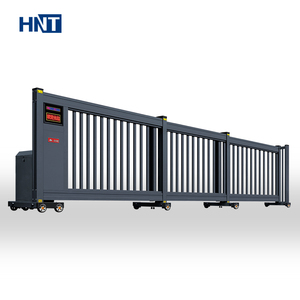 Входные главные раздвижные ворота, надежная конструкция, усовершенствованная телескопическая Выдвижная Промышленная Электрическая система безопасности подъездных ворот - Product Image 2