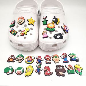 Venta al por mayor de abalorios personalizados para zapatos Brothers Game Shoe Decoration Pvc Shoe Charm para zuecos Supers Maori Accesorios - Product Image 2