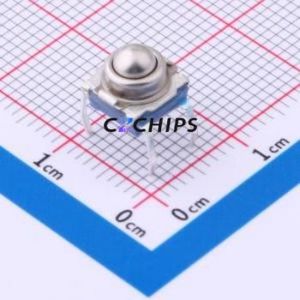 GT-TC179B-H0665-L1 Tactile Switch DIP,7.2x7.2mm Switch Single Pole Single Throw Sphere Button 2N Vertical Mount - Product Image 1