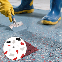 Échantillon Gratuit de Flocons d'Époxy pour Revêtements de Sol, Direct Usine, Vinyle, Mica, Paillettes d'Époxy pour Sols en Époxy, OEM ODM, Taille Personnalisée