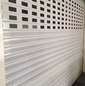 Customized Roller Shutter Factory <strong>Price</strong> Punch Aluminum Ventilation Perspective Electric Perforated Roller Shutter <strong>Door</strong> - Product Image 6