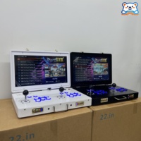 Nouvelle console de jeu portable tout-en-un Pandora 2025 avec écran 21 pouces pour deux joueurs, idéale pour la maison et compatible avec les bornes de jeu à monnayeur (Pandora Box anglaise)