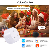Bilihondim UK Mini variateur WiFi 1 canal 200W en plastique, contrôle sans fil, compatible Google Assistant, installation facile, garantie 1 an
