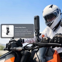 Caméra sportive Inst360 X4 4K Go Pro CMOS avec enregistrement sur MicroSD, kit multi-vues pour moto, Wi-Fi, étanche 10m, grand angle 180°
