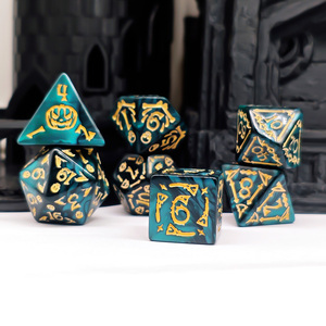 Đa diện D20 có thể tùy chỉnh cho nhà máy chơi game Halloween máy tính bảng RPG <span class=keywords><strong>DND</strong></span> xúc xắc được thiết lập để nhập vai trong trò chơi trên bàn RPG - Product Image 4