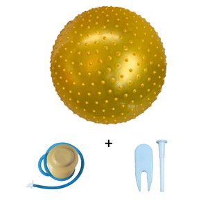 Pelota de Yoga de PVC de 65 cm, a Prueba de Explosiones, para Entrenamiento de Integración Sensorial, con Gránulos de Bola de Dragón, para Alivio del Estrés Femenino, Pelota de Masaje para Parto - Product Image 3