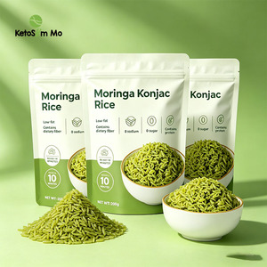 Ketoslimmo Riz de Konjac <span class=keywords><strong>Moringa</strong></span> Thaïlandais à Faible Teneur en Matières Grasses et Sans Sucre, Aliment Adapté aux Diabétiques - Product Image 1