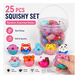 Colgante para Mochila de Espuma PU con Forma de Animal y Donut, Juguete Blandito de Rebote Lento, Novedoso y Adorable, Regalo para Niños, Exportación - Product Image 6