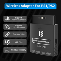 Adaptateur Manette Sans Fil RGEEK, Convertisseur de Manette Sans Fil pour Console PS1/PS2, Compatible avec PS4/PS5, Switch Pro, Xbox