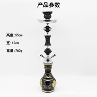 Chicha transfrontalière en métal givré, style moderne et minimaliste, taille moyenne, vente directe usine