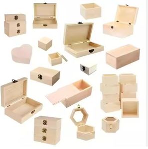 Tùy chỉnh chưa hoàn thành quà tặng giá rẻ bao bì hộp trong suốt nắp thông gỗ hộp plexiglass nắp hộp tre - Product Image 3