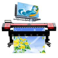 Soan Eco Solvent Multi Taille 4ft 5ft 6ft Papier Peint Voiture Pvc Toile Vinyle Autocollant Eco Solvant Machine D'impression pour La Publicité