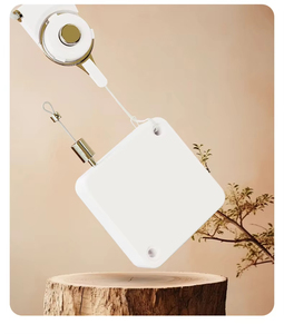 RVS intrekbare vogeltrainingsriem met pootring, milieuvriendelijk, merk ZF, voor vogelbenodigdheden - Product Image 3