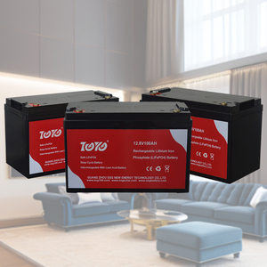 Batería de 12v 100ah de Iones de Litio y Fosfato de Hierro, Paquete de Celdas de Litio de 200ah, Batería de Litio - Product Image 4
