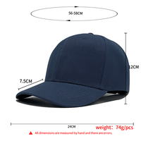 Chapeau de papa ajustable en coton Vintage unisexe en gros casquette de baseball vierge casquettes de sport en détresse teintes