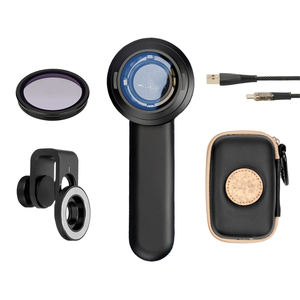 IBOOLO DE-3100 Dermascope 10X <span class=keywords><strong>magnifier</strong></span> l'appareil Dermatoscope médical Dermoscope en métal lumière ambre - Product Image 1