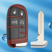 Clé de voiture télécommandée SZMAISHI pour Dodge Charger 2015-2018, 5 boutons, coffre, 433 MHz, puce 46, FCC M3N-40821302, PN 68234959AB, clé de véhicule intelligente