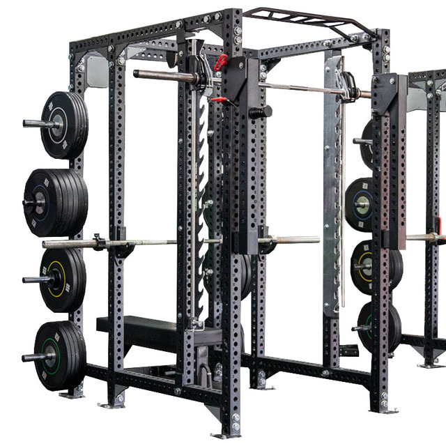 Multifunctional Smith Squat Rack Professional Gym Power Trainer Heavy Duty Bodybuilding Workout Equipment