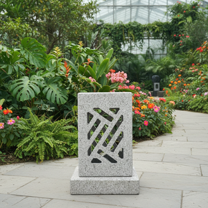 Lanterne <span class=keywords><strong>solaire</strong></span> en pierre <span class=keywords><strong>japonaise</strong></span> traditionnelle, style antique, éclairage de jardin - Product Image 2